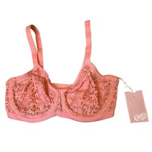 Camio Mio Unlined Lace Underwire Bra NWT